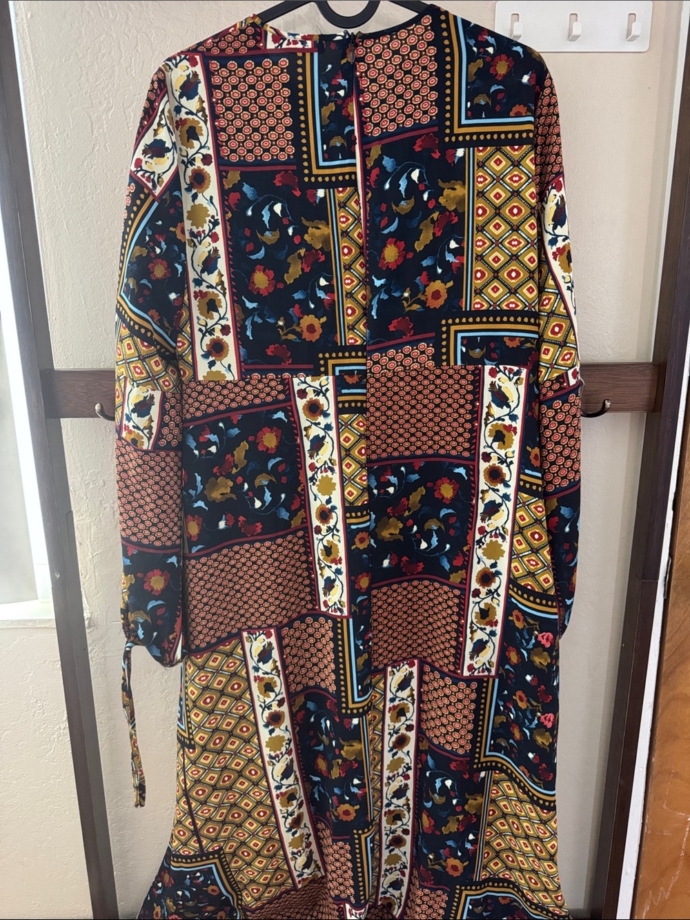 Zara Basic Multi-Pattern Midi Dress - Picture 4 of 6